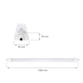 Spectrum LED Luminaire 150cm 45W 4000K IP65 5150 lumens ceiling or suspended mounting White