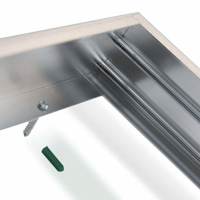 Panneau LED aluminium argent 120x60cm cadre avec puce Philips