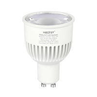 Spot LED GU10 6W 550 lumens RGB+CCT MIBOXER lumière dimmable