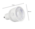 Spot LED GU10 6W 550 lumens RGB+CCT MIBOXER lumière dimmable