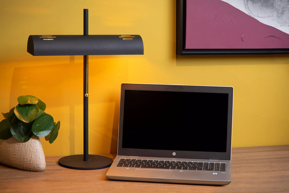 Lampe de table Lucide Glendale 2xE27 noir LED 220-240V AC