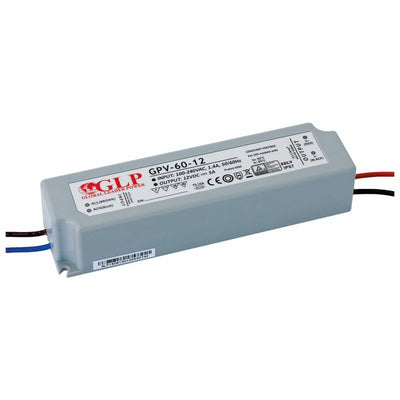 Adaptateur d'alimentation LED Glp 12v 60w 5a pour éclairage LED étanche ip67