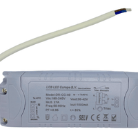 Pilote LED dimmable Lcb pour panneau LED 36W/40W, 30-42V 1000mA, IP20, découpe de phase triac