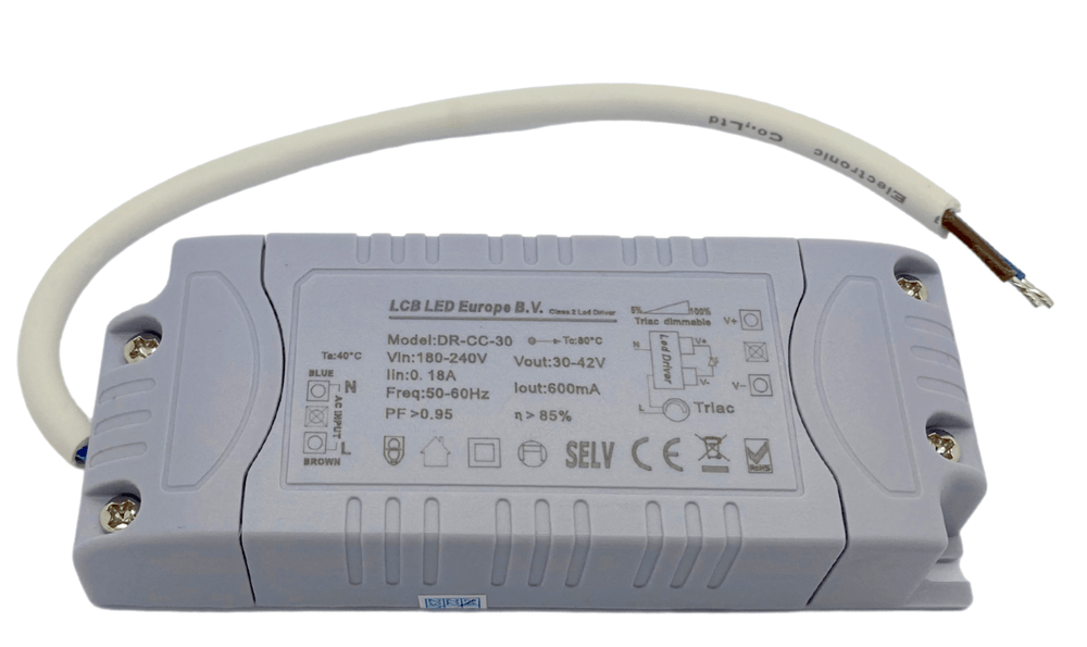 Driver LED dimmable découpage de phase Triac 27-42V pour panneau LED 25W