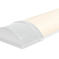 Réglette LED Spectrum 120cm 32W 3000K Blanc Chaud 4000 lumens IP20 Montage au Plafond ou Suspendu Blanc