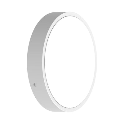 Hublot LED rond 250P, 10,5W, 1220 lumens, CCT commutable 3000K/4000K, IK10, Boîtier en aluminium blanc