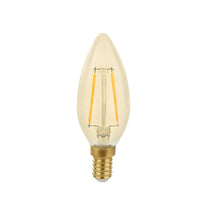 Lampe à filament LED Spectrum E14 4.9W 2400K lumière chaude, remplace 50W avec 490 lumens, 360° angle de faisceau, non dimmable