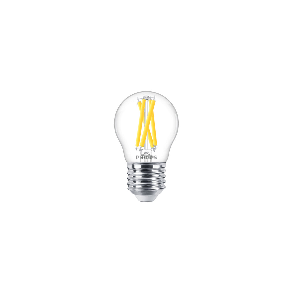 Ampoule Philips MAS LEDLusterDT E27 P45 3.5W dimmable warm glow