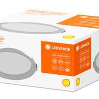 LED Downlight Alu DN200 25W 2250 lumens 3000K Warm White 215mm IP44