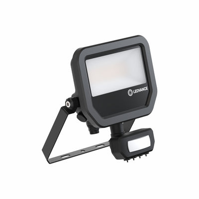 Projecteur LED 17W 2200 lumens 3000K IP65 Noir avec détecteur de mouvement et de luminosité