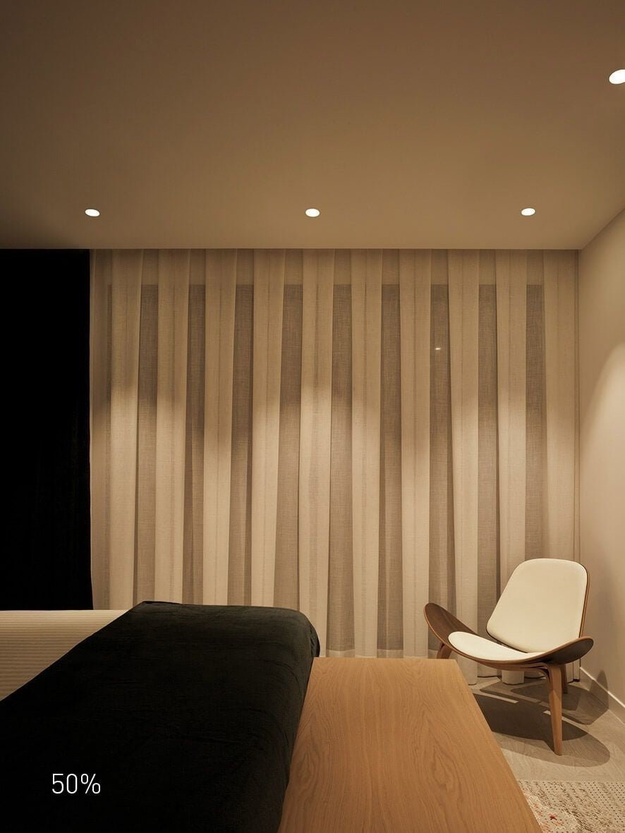 Spot encastrable LED 85mm ip65 noir 5w dim to warm pour salle de bain