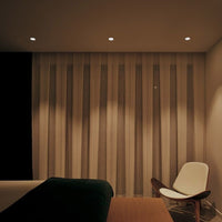 Spot encastrable LED 85mm ip65 noir 5w dim to warm pour salle de bain