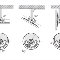 LED Highbay Gen 5 Black Aluminium 150W 4000K 26700 lumens IP66 1-10V dimmable 110D