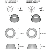 LED Highbay Gen 5 Black Aluminium 150W 4000K 26700 lumens IP66 1-10V dimmable 110D