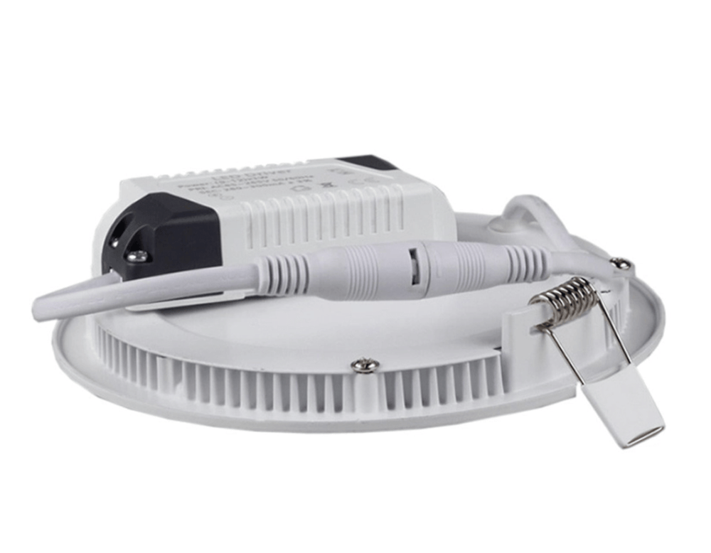 Led dimmable round recessed spotlight 12W 4000K - replaces 100W