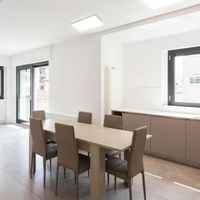 Plafonnier LED Spectrum 36W 230V montage en surface IP20 3000K 2600 lumens Boîtier blanc 430x430 mm