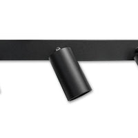 Spectrum LED ceiling spotlight Bardo 3x GU10 Black IP20 aluminum housing 230V indoor lighting