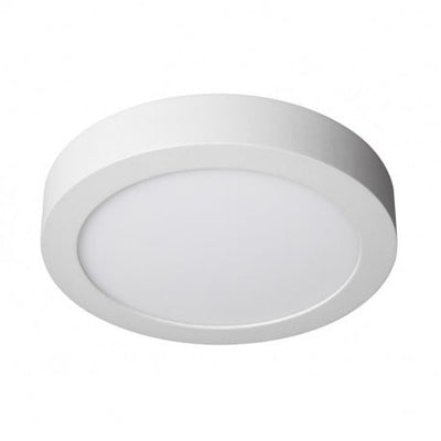 Plafonnier LED Spectrum rond 18W 3000K 1800 lumens IP20 Blanc montage en saillie ou encastré