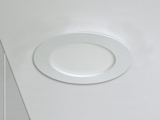 LCB LED recessed downlight round Aluminium 10.5W 3000K warm white IP20 CRI 80 cutout 74mm CE RoHS