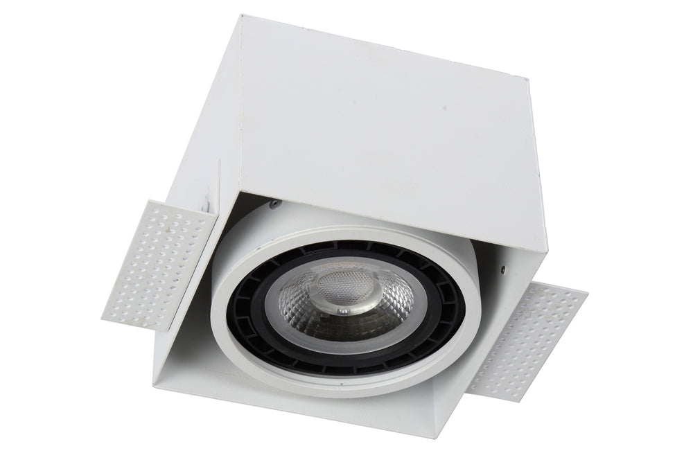 Spot encastré LED sans rebord Lucide 1xGU10 IP20 220-240V Aluminium Or Mat CE RoHS