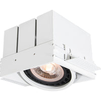 Lucide trimless recessed spotlight 1xGU10 white - perfect for modern LED lighting solutions