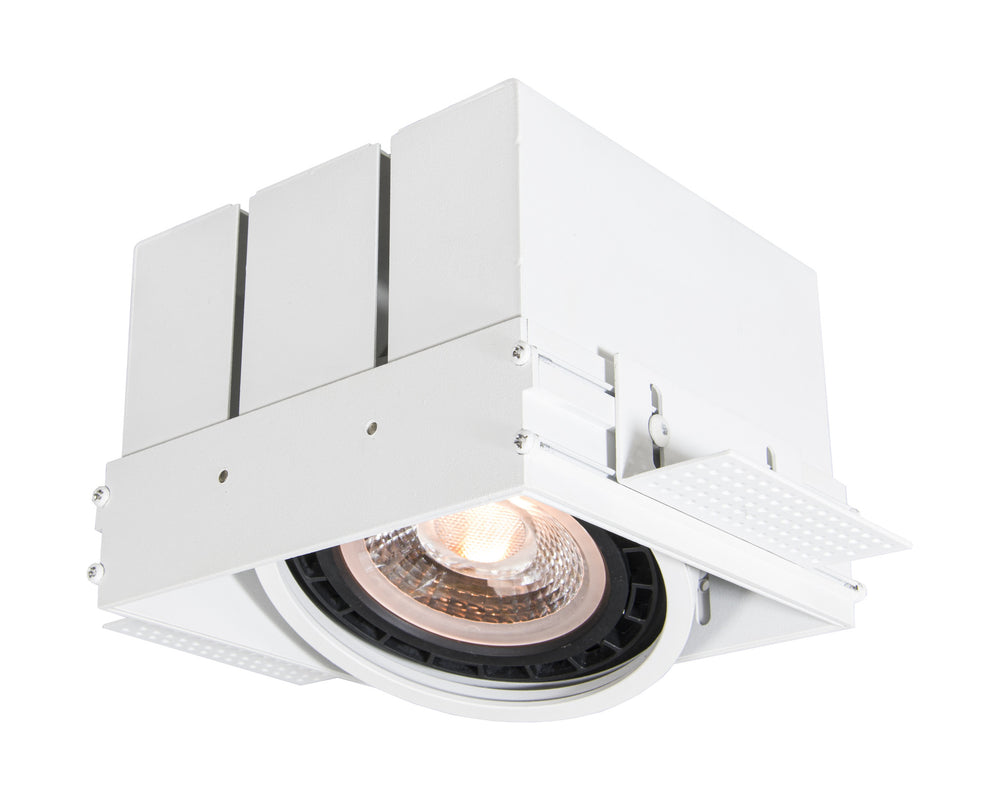 Lucide trimless recessed spotlight 1xGU10 white - perfect for modern LED lighting solutions