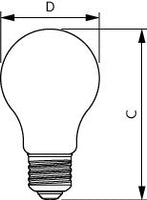 Ampoule LED Philips CorePro 4,3W équivalent 40W E27 A60 2700K claire 470 lumens non dimmable