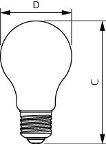 Ampoule LED Philips CorePro 4,3W équivalent 40W E27 A60 2700K claire 470 lumens non dimmable