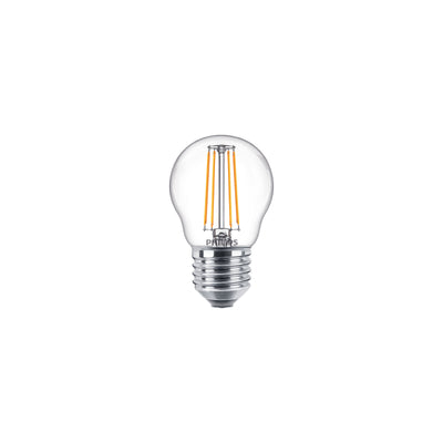 Philips CorePro LED Luster 4.3W E27 2700K Blanc Chaud Transparent Ampoule 470 lumens Non-Variable
