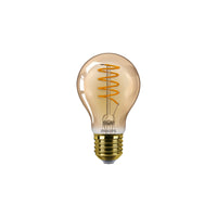 Philips LED Bulb E27 A60 4W 1800K Amber Glass 250 lumens dimmable decorative light
