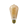 Philips MASTER Value Ampoule LED Décorative E27 ST64 4W 1800K Verre Ambré Gradable