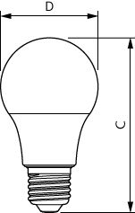 Philips CorePro LEDbulb 8W A60 E27 3000K 806 lumens non-variable blanc mat remplacement 60W