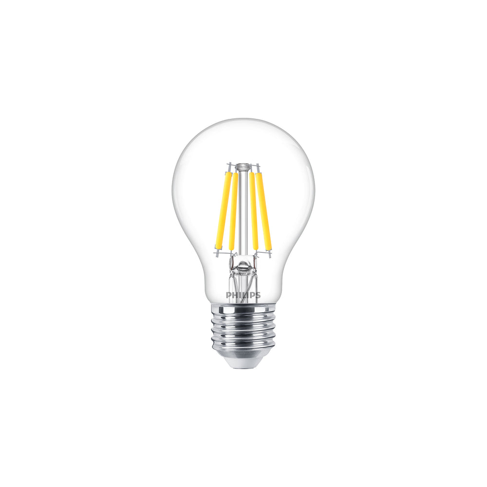 Philips MASTER Value LED Bulb 3.4W 40W Equivalent E27 A60 Clear 2700K 470 lumens CRI 90 Dimmable