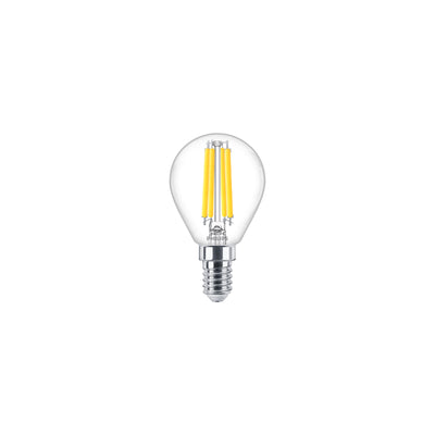 Ampoule Lustre LED Philips E14 P45 3.4W Équivalent 40W 2700K Blanc Chaud 470 lumens Claire CRI 90 Variable