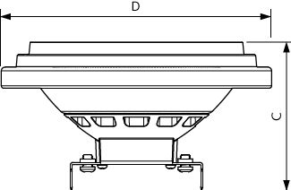 Philips MASTER LEDspot ExpertColor AR111 G53 10.8W 2700K 600 lumens 40° dimmable warm white
