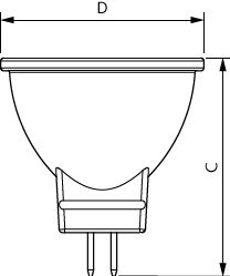 Philips CorePro LED spot GU4 MR11 2.3W 2700K 184 lumens 36D Blanc Chaud non-dimmable 12V CE RoHS