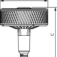 Philips TForce LED Highbay Lamp 95W E40 4000K Cool White 13000 lumens 120° Beam 220-240V CE RoHS