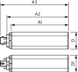 Philips CorePro LED PLT HF 18.5W 4000K GX24q-4 Cool White 2250 lumens 120° beam non-dimmable