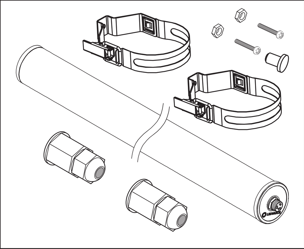 Ledvance Damp Proof Special 1200 Réglette LED 22W 4000K Blanc neutre IP67 IP69K 2800 lumens IK06 Montage en surface