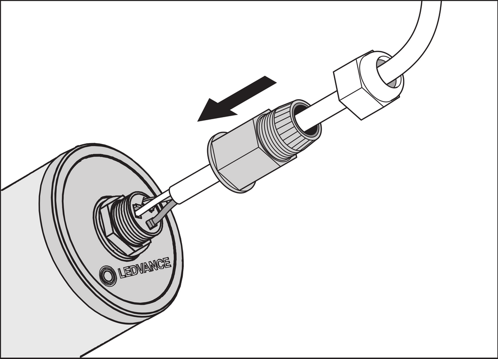 Ledvance Damp Proof Special 1200 Réglette LED 22W 4000K Blanc neutre IP67 IP69K 2800 lumens IK06 Montage en surface