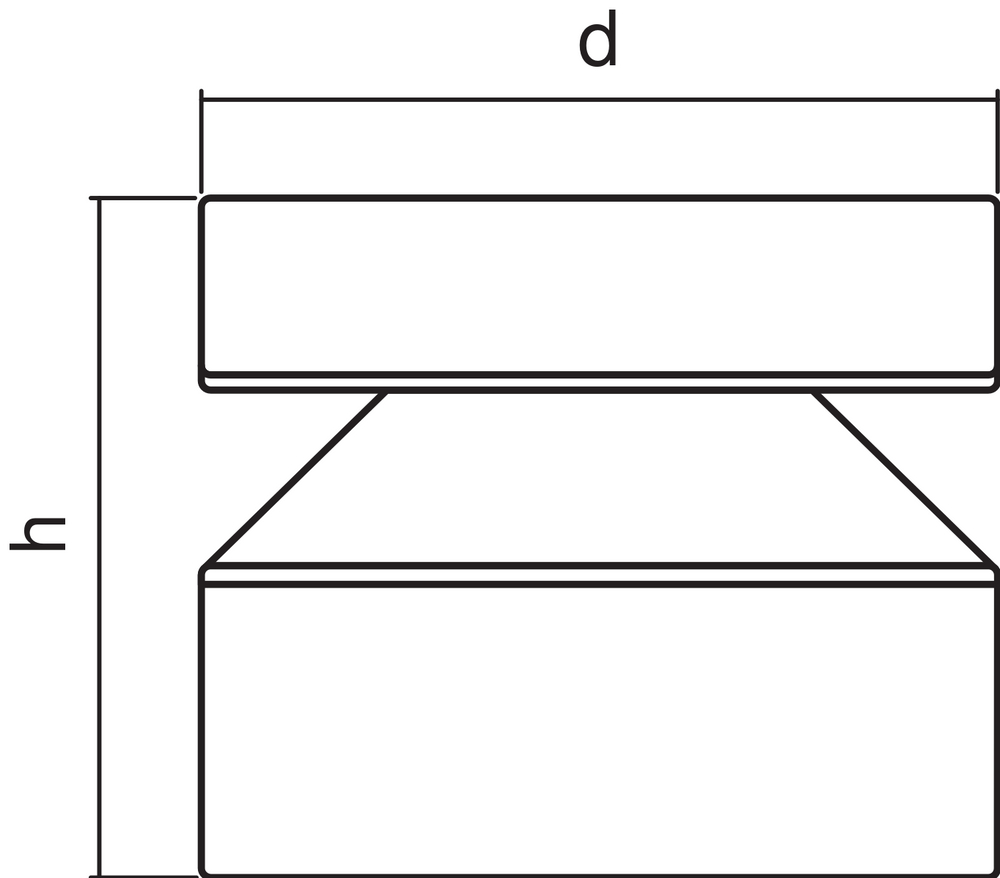 Ledvance ENDURA Style Cylinder Outdoor LED Ceiling Light 6W 3000K IP44 Stainless Steel