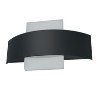 Ledvance ENDURA Style Shield Applique Murale Carrée LED 11W 3000K Gris Foncé IP44 IK05 Montage en Saillie Extérieur