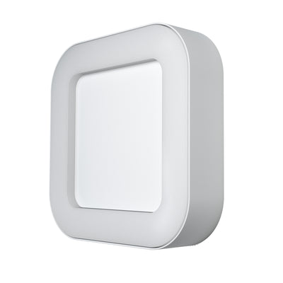 Ledvance ENDURA Style Square Applique Murale LED 13.5W 3000K 220-240V IP44 IK07 Blanc Extérieur Montage en Saillie