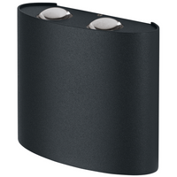 Applique murale LED Ledvance ENDURA Style UpDown Deco II 11W 3000K Gris Foncé IP44 éclairage extérieur
