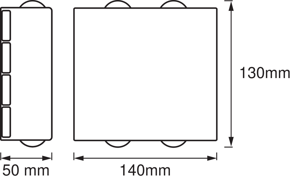 Applique murale LED Ledvance ENDURA Style UpDown Deco II 11W 3000K Gris Foncé IP44 éclairage extérieur