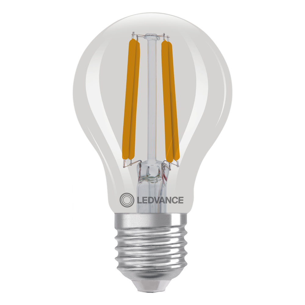 Ampoule Ledvance LED Classic A E27 2.2W 2700K dimmable 470 lumens verre transparent équivalent 40W blanc chaud