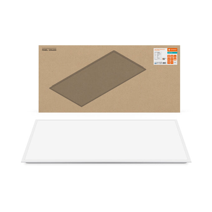 Panneau LED Ledvance 1200x600 53W 4000K 5830 lumens UGR<19 IP40/IP20 Boîtier en acier blanc montage intérieur