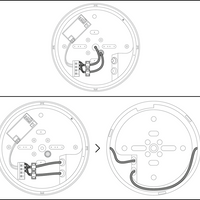Ledvance LED surface flat round ceiling wall light 19W 2660 lumens 3000K 4000K IP54 IK08 White