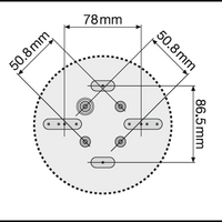 Ledvance LED surface flat round ceiling wall light 19W 2660 lumens 3000K 4000K IP54 IK08 White
