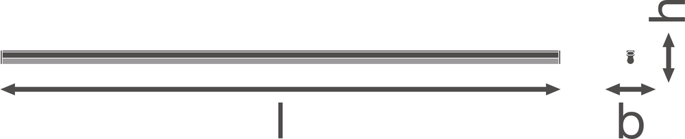 Ledvance LINEAR COMPACT HIGH OUTPUT luminaire LED en saillie 25W 3000K 2500 lumens 1473mm Blanc IP20